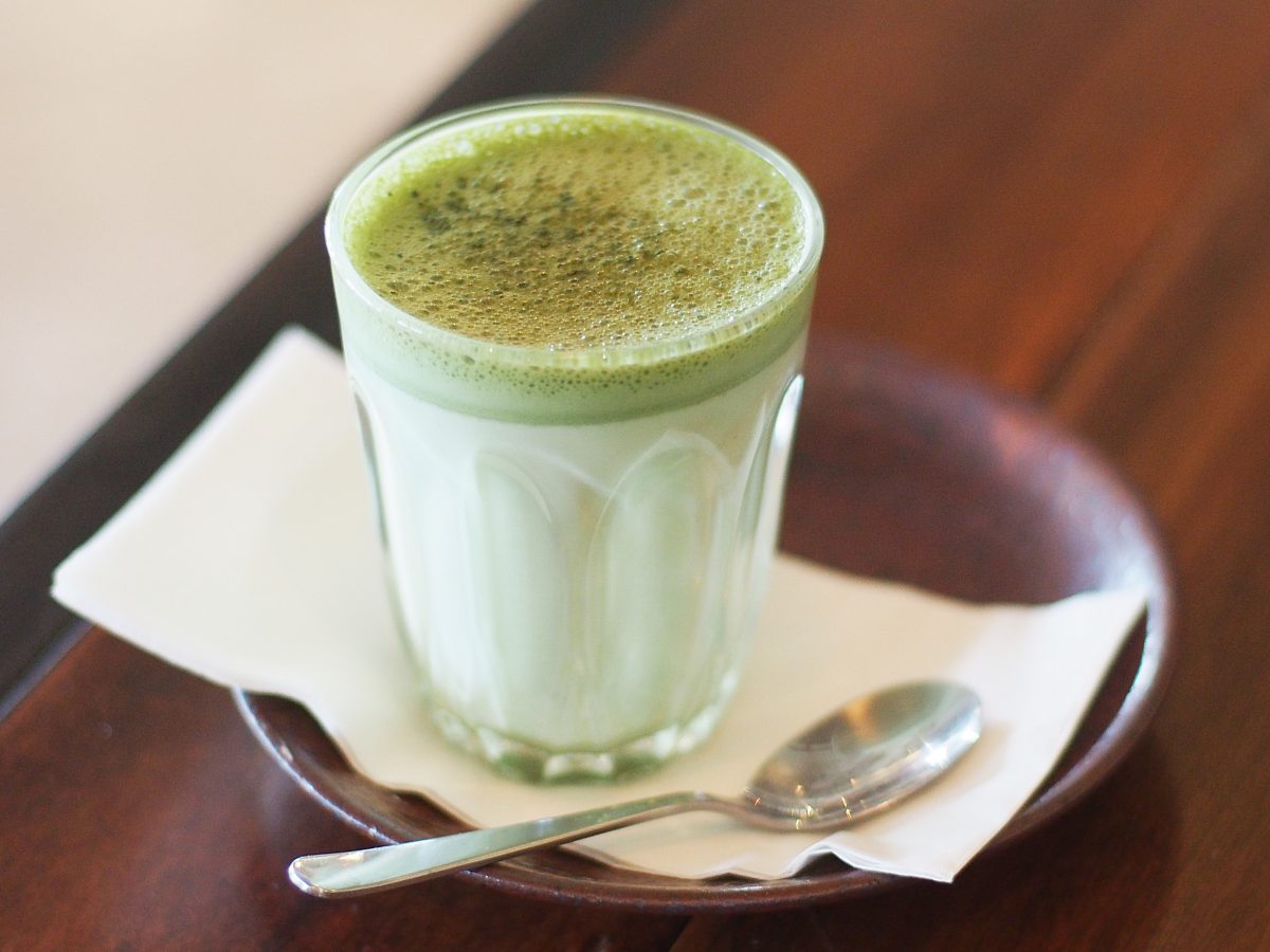 Matcha green tea as nutritionist recommended health tip