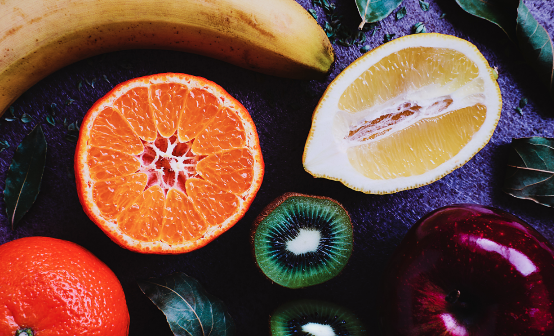 Sliced fruit to add to water for easy way to drink more water